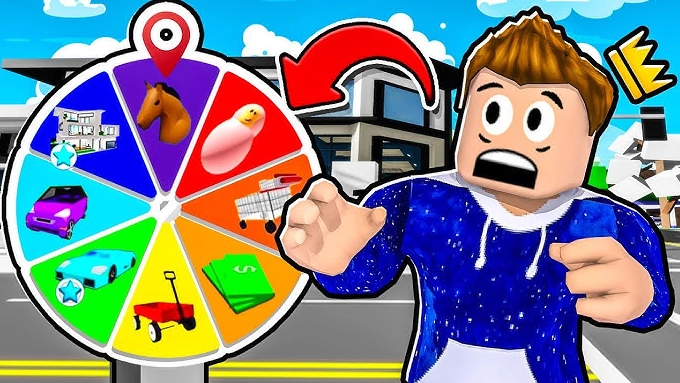 Ruleta de la suerte en Brookhaven Roblox