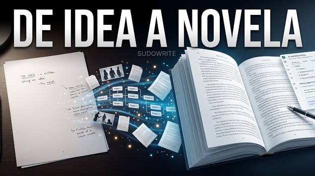 De idea a novela con Sudowriter